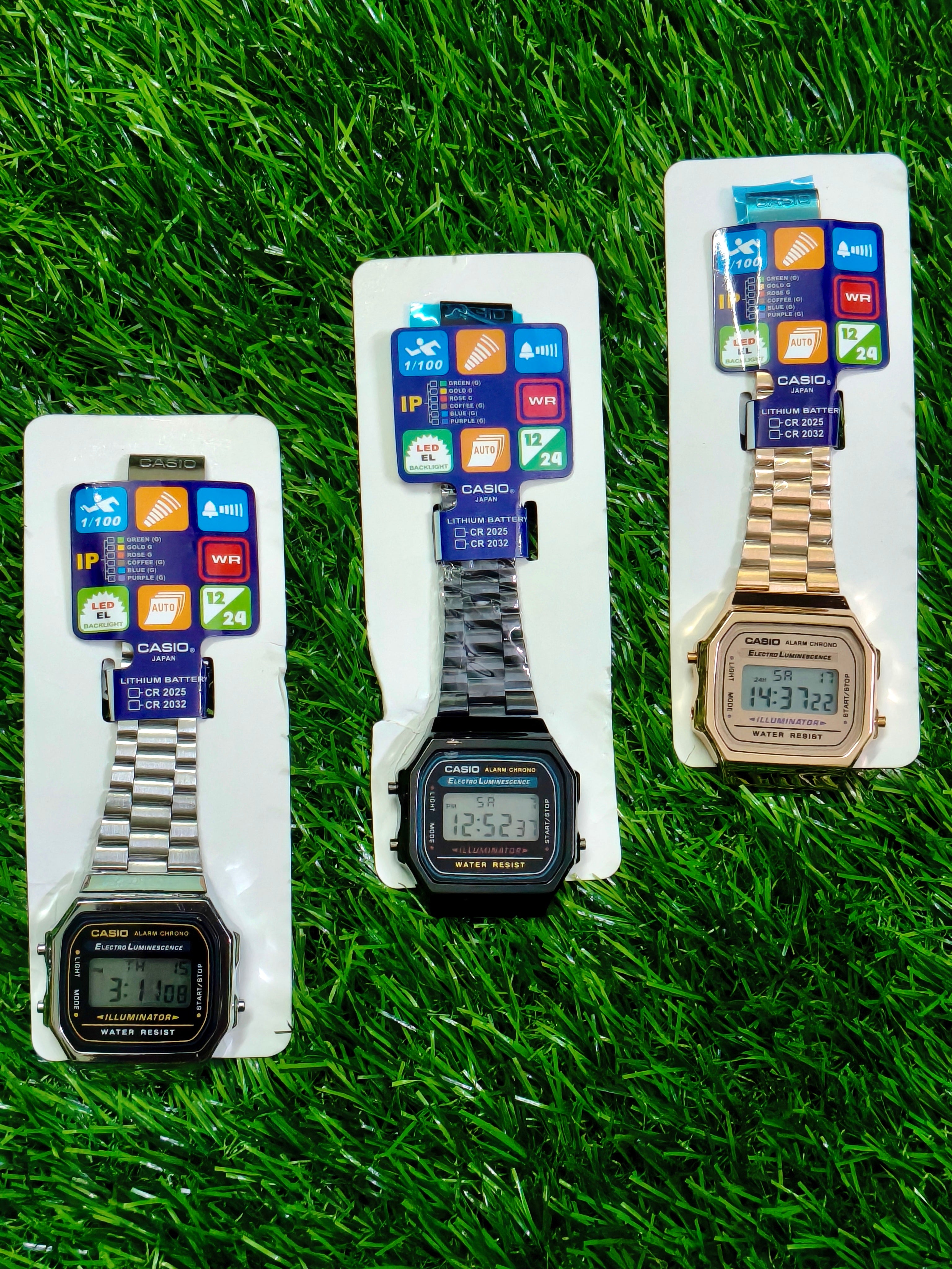 Casio Vintage Digital Watch – Alarm Chrono Illuminator (3 Colours)