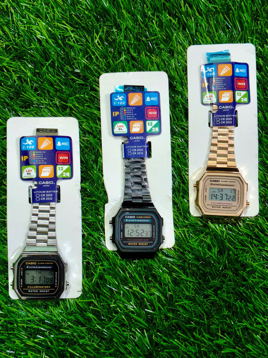 Casio Vintage Digital Watch – Alarm Chrono Illuminator (3 Colours)