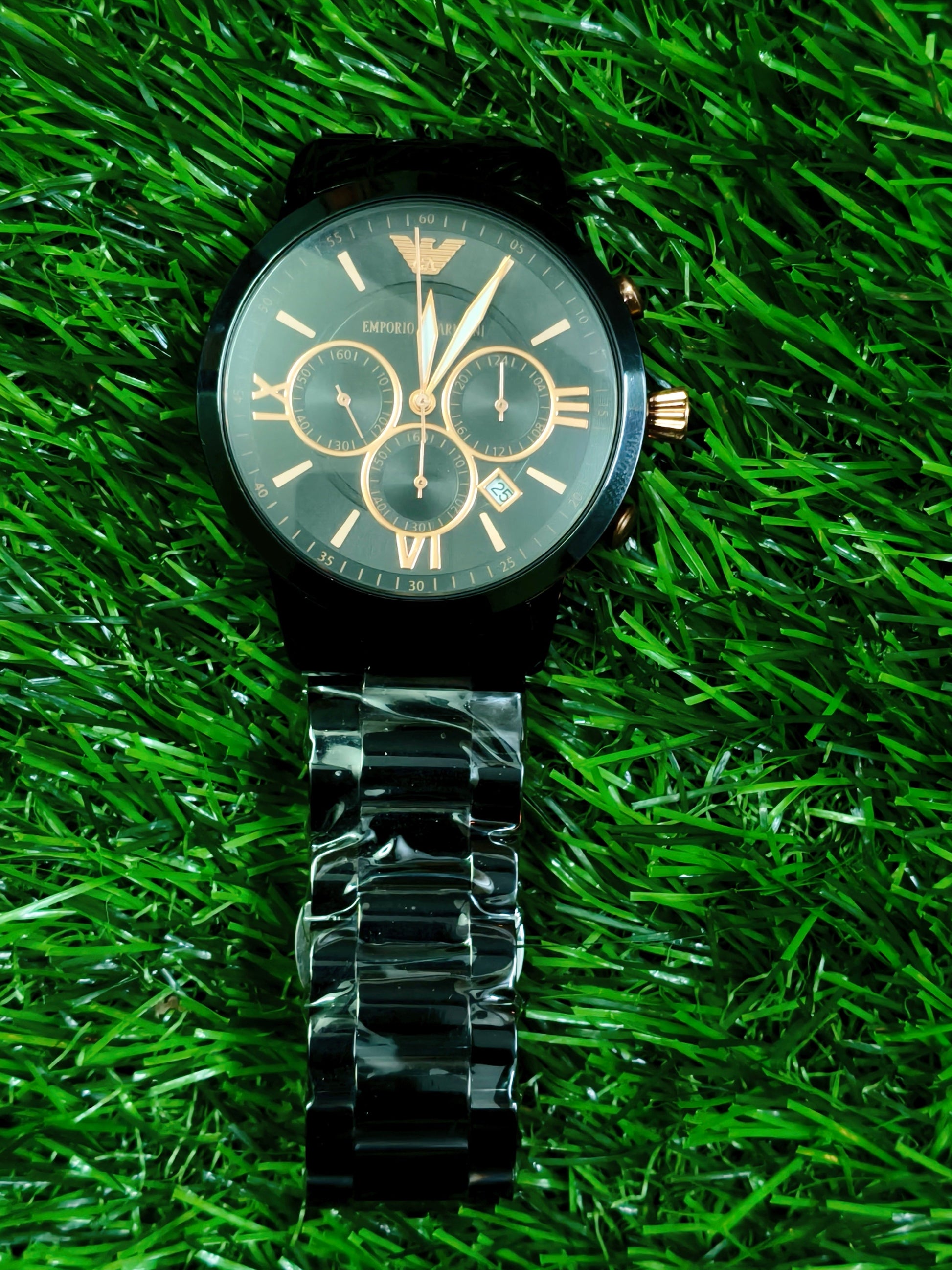Armani Exchange AX skeleton automatic watch with silver case and stainless steel bracelet