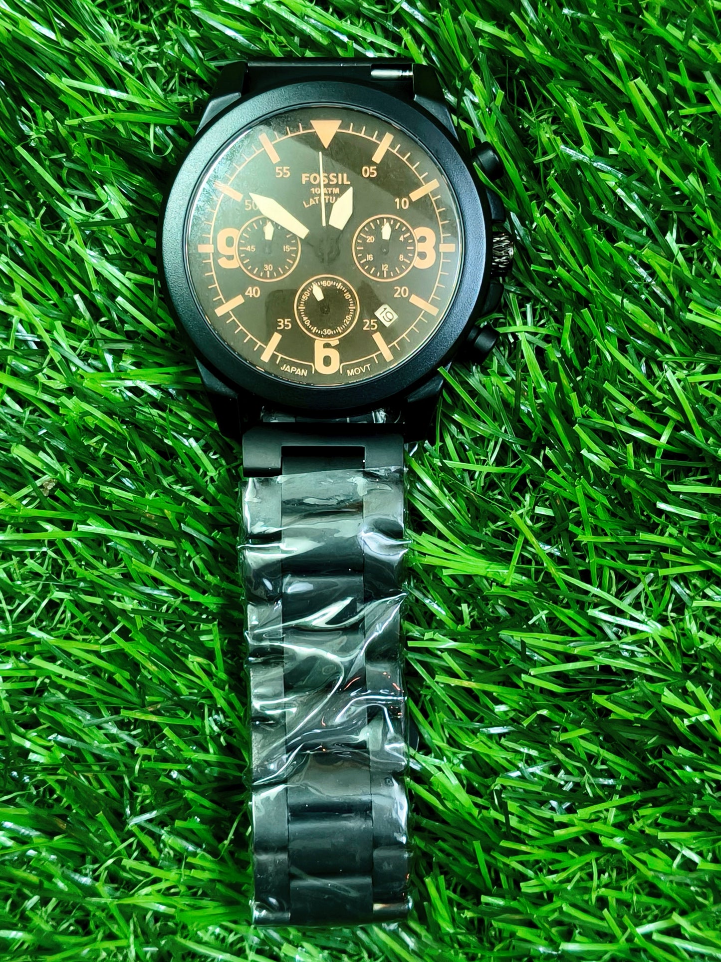 Fossil Latitude Chronograph Watch – All Black Edition